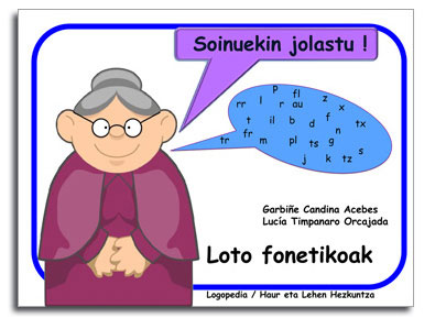 Libro para aprender euskera Loto fonetikoak