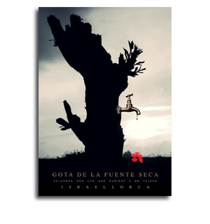 Gota de la fuente seca - Portada del libro de Israel Lorca