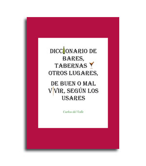 portada libro diccionario de bares