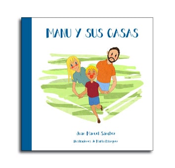 Portada del cuento infantil Manu y sus casas
