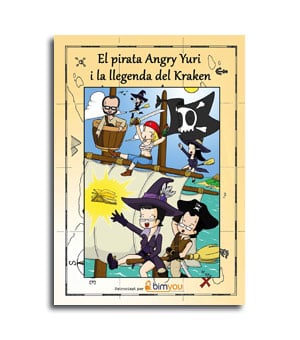 Portada del comic El Pirata Angry Yuri catalan