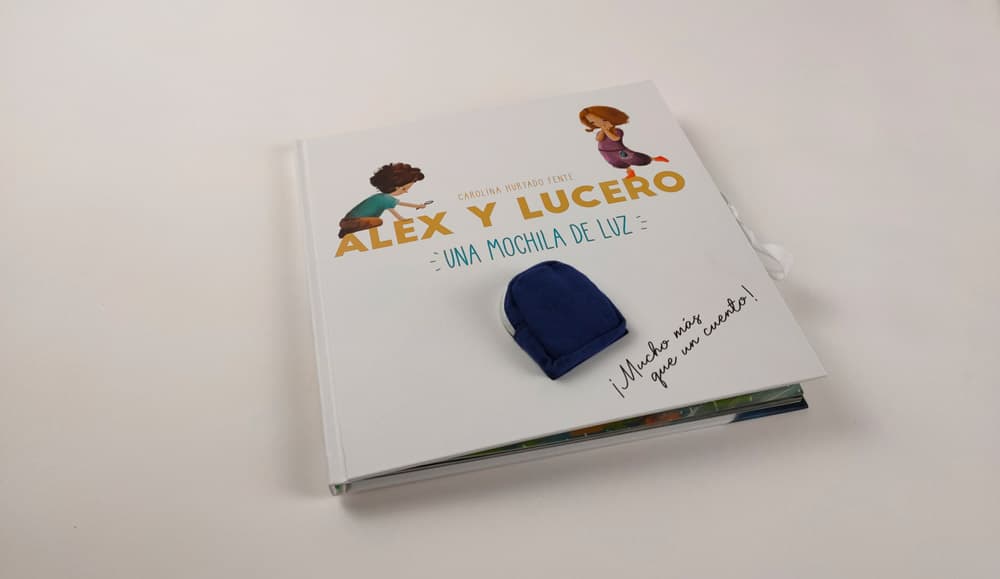 Cuento Alex y Lucero, una mochila de luz