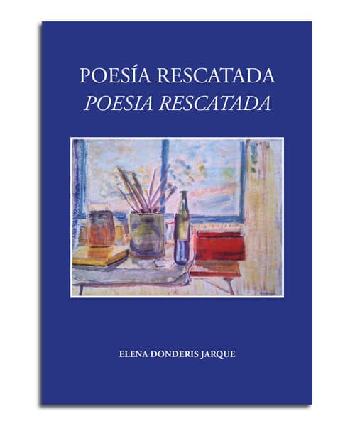 portada del poemario Poesía rescatada de Elena Donderis