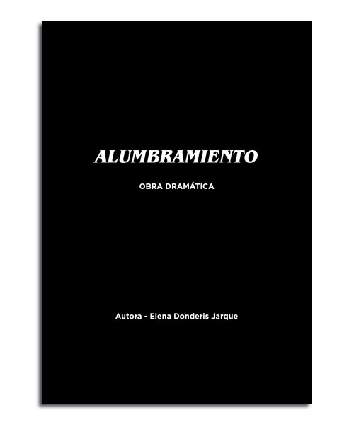 portada de la obra dramática Alumbramiento