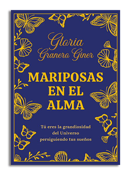 Mariposas en el alma portada del libro de poesía Mariposas en el alma